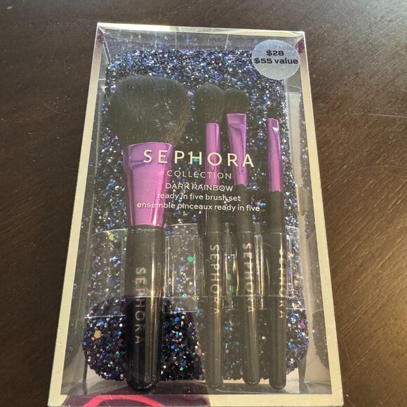 Sephora travel make-up brush set with case - Picture 3 of 6